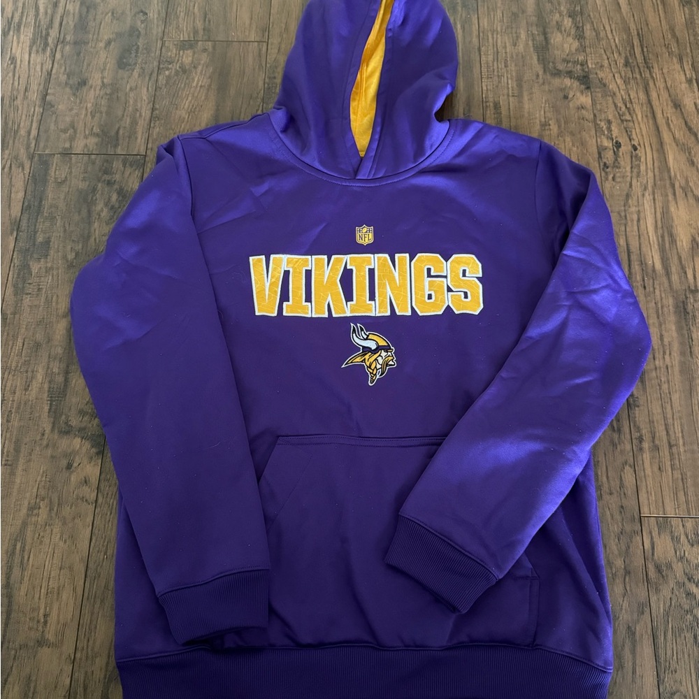 NFL Youth Purple and Yellow Vikings Hoodie